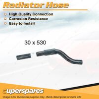 1 x Upper Radiator Hose 30mm x 530mm for Holden Apollo JM 2.2L 4 cyl DOHC 16V