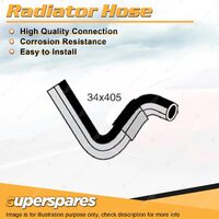 1 x Lower Radiator Hose 34mm x 405mm for Ford Capri Convertible SAII SB SC SE