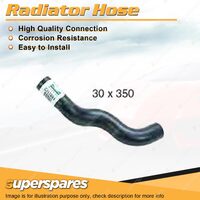 1 x Upper Radiator Hose 30mm x 350mm for Holden Rodeo TF TFG1 TFG3 TFG6 TFG7