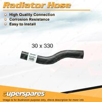 1 x Lower Radiator Hose 30mm x 330mm for Holden Rodeo TF TFG1 TFG3 TFG6 TFG7