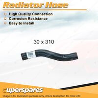 1 x Upper Radiator Hose 30mm x 310mm for Holden Rodeo TF TFG1 TFG3 TFG6 TFG7