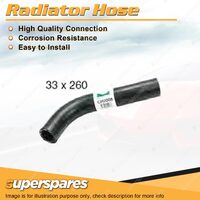 Upper Radiator Hose 33mm x 260mm for Toyota Hiace RZH112 RZH113 RZH122 RZH124