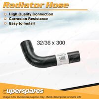 Lower P/S Radiator Hose 32/36 x 300mm for Toyota Hilux LN 107 111 131 81 85 86