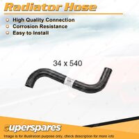 1 x Upper Radiator Hose 34mm x 540mm for Mitsubishi Verada KE KF KH KJ KL KW