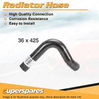 Superspares Upper Radiator Hose 36 x 425mm for Holden Rodeo R9 3.2L V6 DOHC 24V