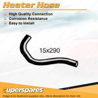 Heater Outlet Hose 15 x 290mm for Holden Jackaroo U8 3.0L 4cyl 16V Diesel Turbo