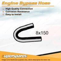 1 x Engine Bypass Hose 8 x 150mm for Mazda E2000 2.0L 4 cyl SOHC 8V 1984-1998