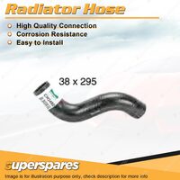 1 x Upper Radiator Hose 38 x 295mm for Subaru Forester SF 2.0L 4 cyl SOHC 16V