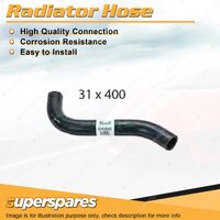 Superspares Upper Radiator Hose 31mm x 400mm for Hyundai Accent Excel X3 1.5L