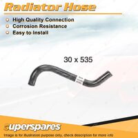 Superspares Lower Radiator Hose 30mm x 535mm for Hyundai Accent Excel X3 1.5L