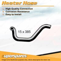 Superspares Heater Hose 15 x 385mm for Mazda B2600 2.6L 4 cyl SOHC 12V 1996-1998