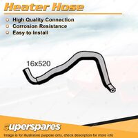 1 x Heater Hose 16mm x 520mm for Nissan Patrol GU 4.5L 6 cyl SOHC 12V Outlet