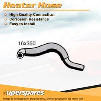 Superspares Heater Hose 16 x 350mm for Nissan Patrol GU 4.5L 6 cyl SOHC Inlet