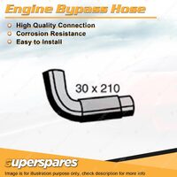 1 x Engine Bypass Hose 30 x 210mm for Daihatsu Feroza F310 1.6L 4 cyl 16V EFI