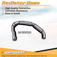 Lower Radiator Hose 34/35 x 550mm for Daihatsu Rocky 2.8L 4 cyl OHV 1984-1999