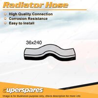 Lower Radiator Hose 36mm x 240mm for Holden Jackaroo U8 3.0L 4 cyl 1999-2004