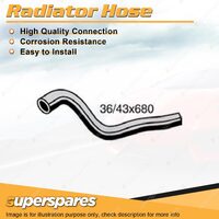 Lower Radiator Hose 36/43 x 680mm for Jeep Grand Cherokee WG 4.0L 6 cyl OHV 12V