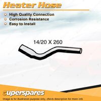 Heater Hose 14/20mm x 260mm for Ford Transit VH VJ 2.4L 2.5L 4 cyl 2000-2006