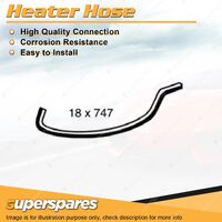 Heater Hose 18 x 747mm for Ford Fairlane Fairmont BA BF Falcon BA BF LTD BA BF