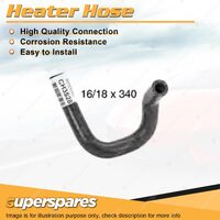 1 x Heater Hose 16/18 x 340mm for Toyota Hilux Surf LN 100R 105R 106R 107R 130