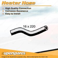 1 x Heater Hose 16mm x 220mm for Toyota Landcruiser HJ61R HJ61V 4.0L 1987-On