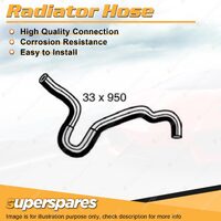 1 x Lower Radiator Hose 33mm x 950mm for Nissan Patrol GU 4.8L 6 cyl DOHC 24V