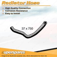 Superspares Lower Radiator Hose 37 x 750mm for Holden Rodeo RA 3.5L V6 DOHC 24V