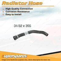 Upper Radiator Hose 31/32 x 355mm for Ford Fiesta WP WQ WS 1.4L 1.6L 2001-2010