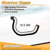 Heater Outlet Hose 16mm x 380mm for Daihatsu Terios EJ100 1.3L 4cyl SOHC 16V