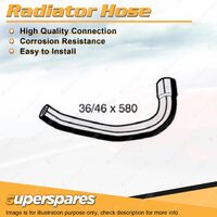 Lower Radiator Hose 36/46mm x 580mm for Jeep Wrangler TJ 4.0L 6 cyl 2000-2007