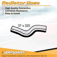 Lower Radiator Hose 37mm x 320mm for Holden Rodeo RA 3.0L 4 cyl OHV 8V Diesel