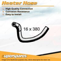 1 x Heater Inlet Hose 16 x 380mm for Holden Rodeo RA 3.0L 4JH1TC 4 cyl OHV 8V