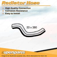 Upper Radiator Hose 33 x 380mm for Nissan Tiida C11 Juke F15 Cube Z12 1.5L 1.8L