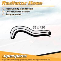 Lower Radiator Hose 33mm x 420mm for Nissan Tiida C11 1.8L 4cyl DOHC VVT 16V