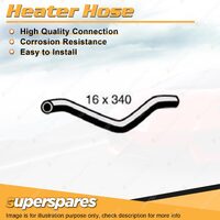 Superspares Heater Outlet Hose 340mm for Subaru Forester SG 2.5L EJ251 EJ253