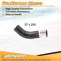 1 x Upper Radiator Hose 37mm x 250mm for Toyota Hilux KZN165R 3.0L 4 cyl SOHC