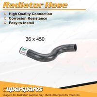 1 x Lower Radiator Hose 36mm x 450mm for Toyota Hilux KZN165R 3.0L 4 cyl SOHC