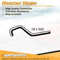 Heater Inlet Hose 18mm x 520mm for Nissan Micra K12 1.2L 1.4L 4 cyl 2004-2010