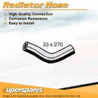 Upper Radiator Hose 33mm x 270mm for Toyota Hilux GGN15R GGN25R 4.0L 2005-On