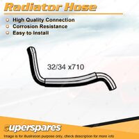 1 x Lower Radiator Hose 32/34 x 710mm for Hyundai Tiburon GK 2.7L V6 DOHC 24V