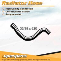 1 x Lower Radiator Hose 33/39 x 620mm for Holden Astra AH 1.8L 4 cyl DOHC 16V