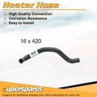 Superspares Heater Outlet Hose 16 x 420mm for Toyota Hilux KUN16R KUN25R KUN26R