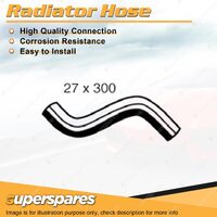 Superspares Upper Radiator Hose 27 x 300mm for Subaru Tribeca 3.0L V6 DOHC 24V