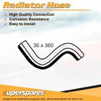 Lower Radiator Hose 36 x 360mm for Toyota Hilux Surf KZN130 3.0L 01/93-12/96