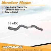 Superspares Heater Hose 18mm x 450mm for Holden Cruze JG 1.8L 4 cyl 06/09-02/11