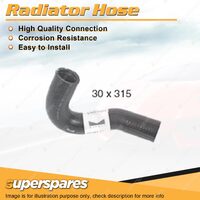 Superspares Upper Radiator Hose 30 x 315mm for Holden Barina TK 1.6L 4 cyl 16V