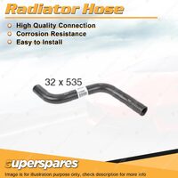 1 x Lower Radiator Hose 32mm x 535mm for Holden Barina TK 1.6L 4 cyl DOHC 16V