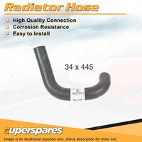 1 x Lower Radiator Hose 34mm x 445mm for Nissan Patrol GQ 3.0L 6 cyl OHC 12V