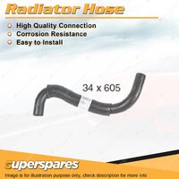 1 x Lower Radiator Hose 34mm x 605mm for Mitsubishi Triton ML MN Challenger PC