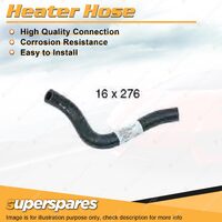 1 x Heater Hose 16mm x 276mm for Toyota Landcruiser FZJ80R 4.5L 6 cyl DOHC 24V